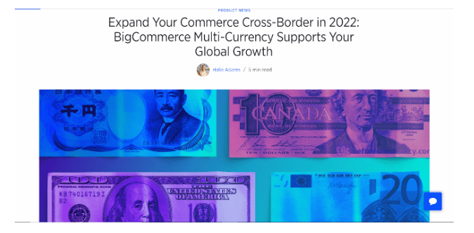 Bigcommerce’s Multi-currency 