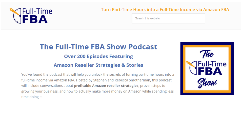 Amazon FBA Podcast - The Full-Time FBA Show