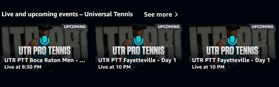 Live and Upcoming Events