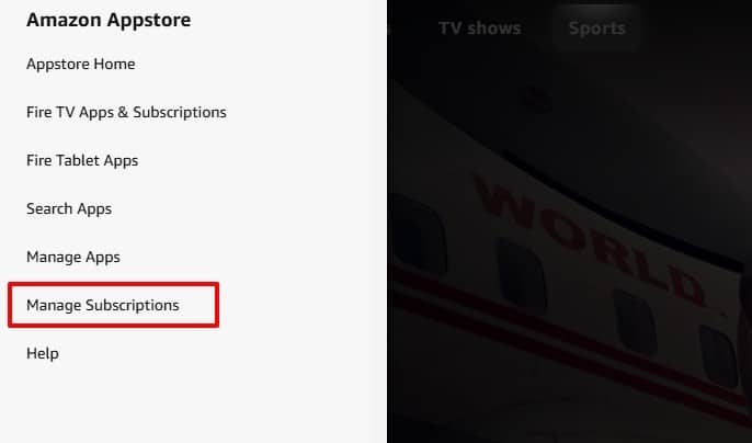 Manage Subscriptions