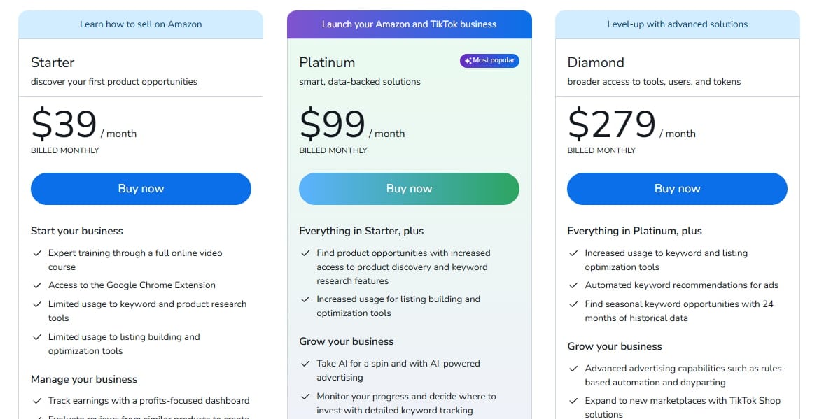 Helium 10 New Pricing Plans Helium 10 New Pricing Plans